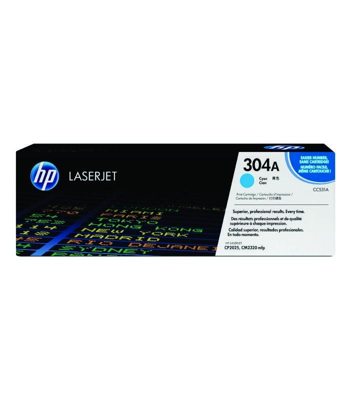 HP - Color LaserJet CP2025 Cyan Cartridge [CC531A]