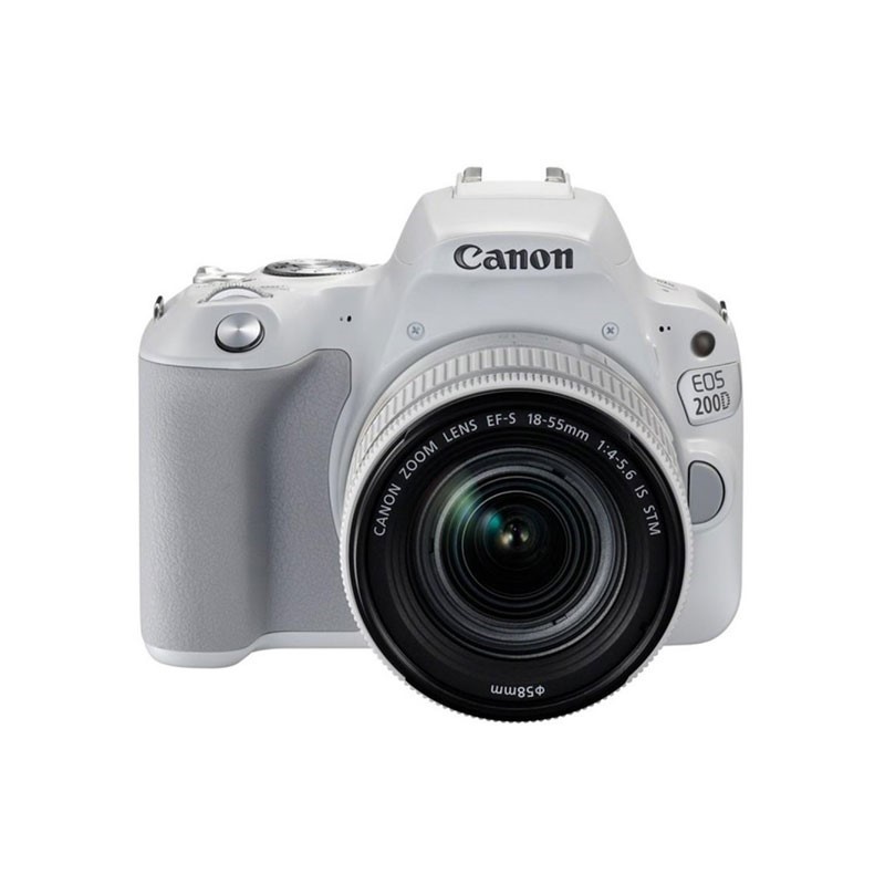 CANON - Digital EOS 200D Lens 18-55mm White