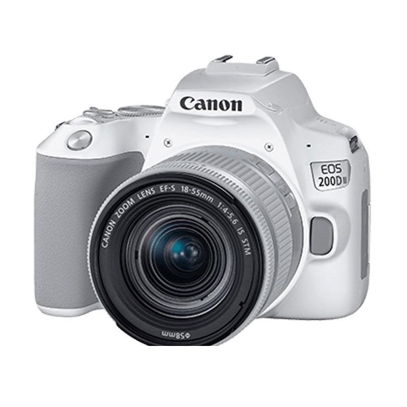 CANON - Digital EOS 200D II lens 18-55mm White