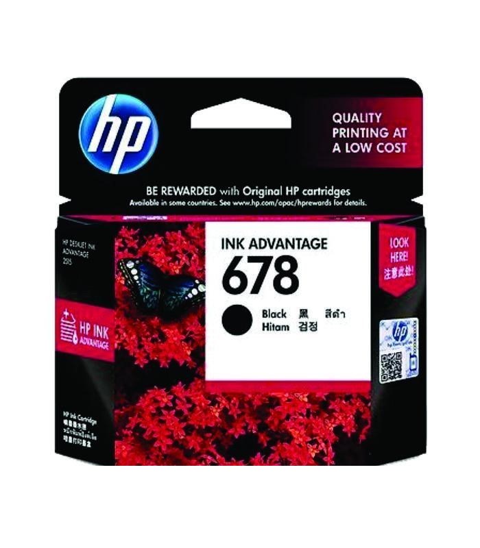 HP - 678 Black Ink Cartridge [CZ107AA]