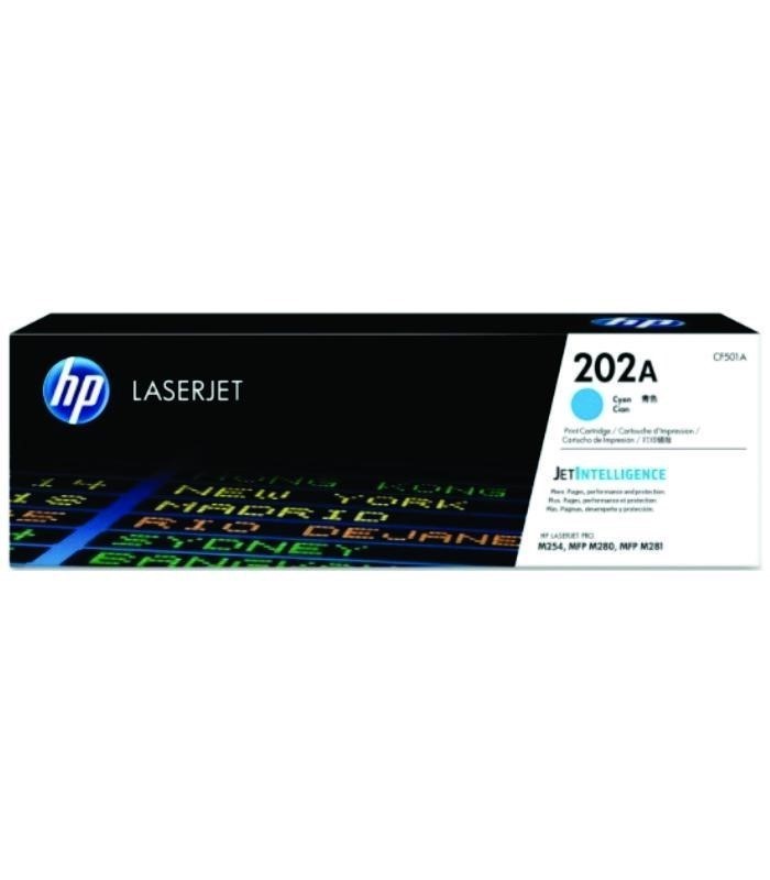 HP – 202A Cyan LaserJet Toner Cartridge [CF501A]