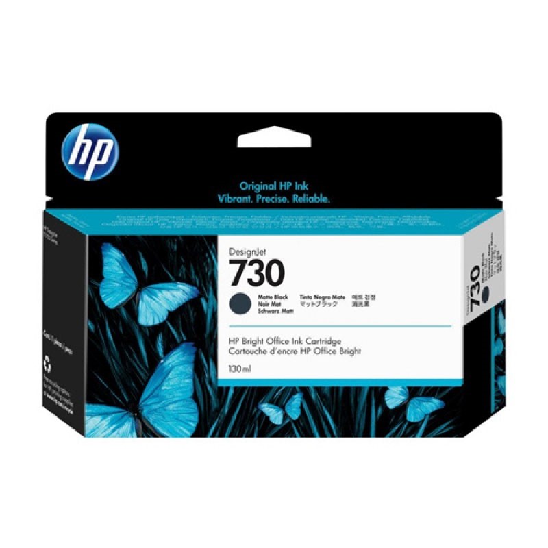 HP – 730 130-ml Matte Black Ink Crtg [P2V65A]
